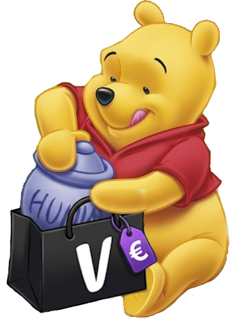 Winnie, mascotte d'OzeaH, le bot Discord pour le resell Vinted